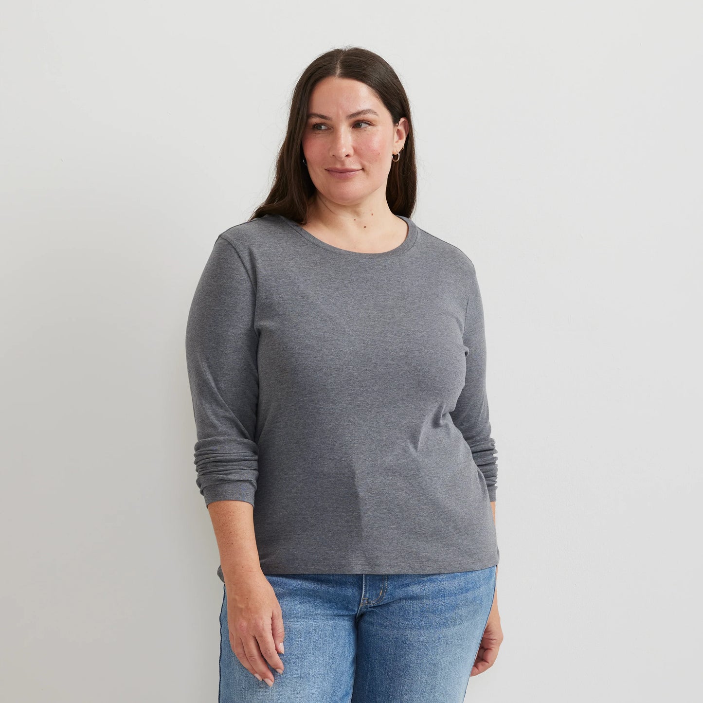 Women's Everyday Long-Sleeve Crewneck T-Shirt