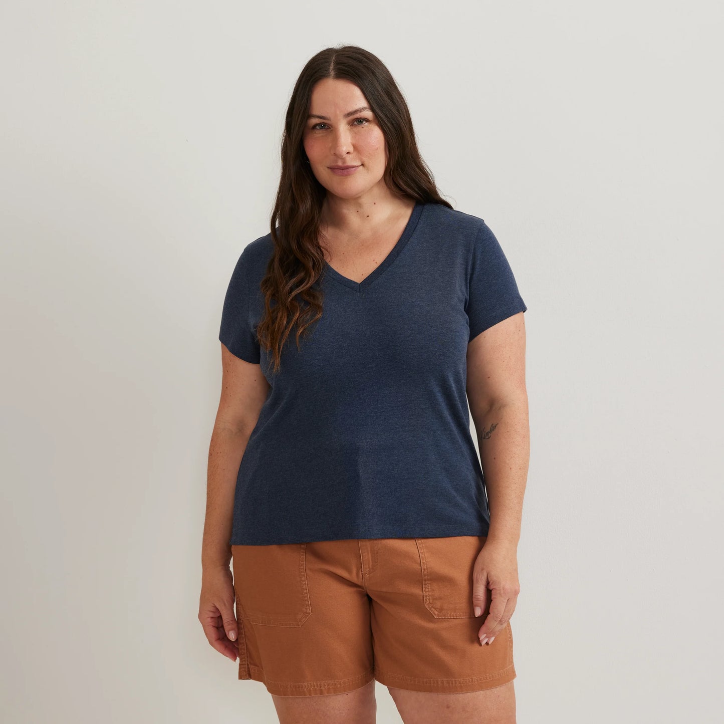 Women's Everyday Short-Sleeve V-Neck T-Shirt