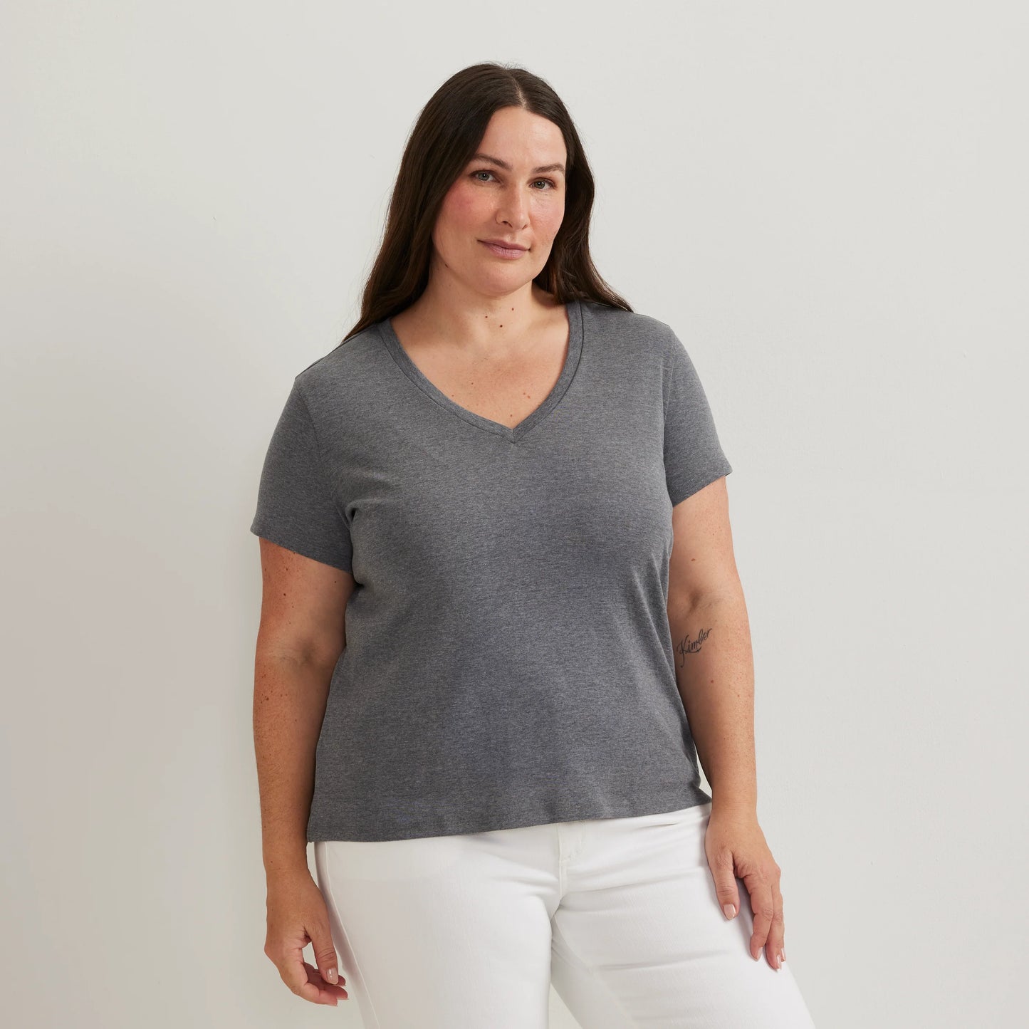 Women's Everyday Short-Sleeve V-Neck T-Shirt