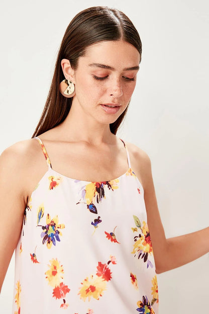 Take Me Away Floral Print Skater Dress