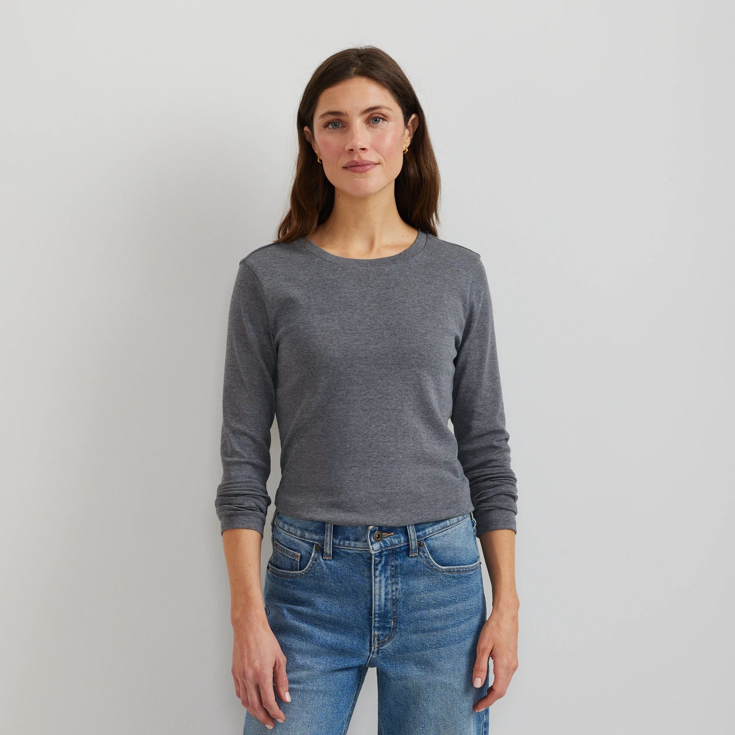 Women's Everyday Long-Sleeve Crewneck T-Shirt