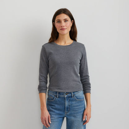 Women's Everyday Long-Sleeve Crewneck T-Shirt