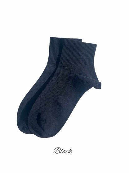 100% Cotton Seamless Toe Lightweight Airflow Mesh Breathable Mid-Calf Socks, Crew Socks for Men and Women, All-Day Fresh, Gift
