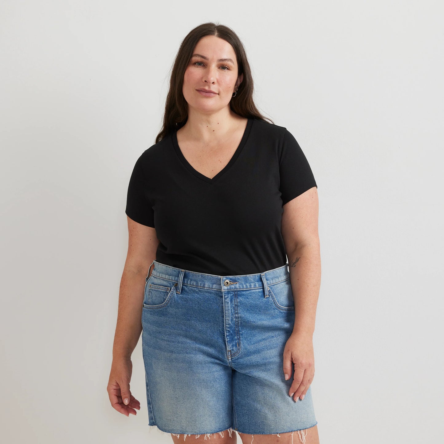 Women's Everyday Short-Sleeve V-Neck T-Shirt
