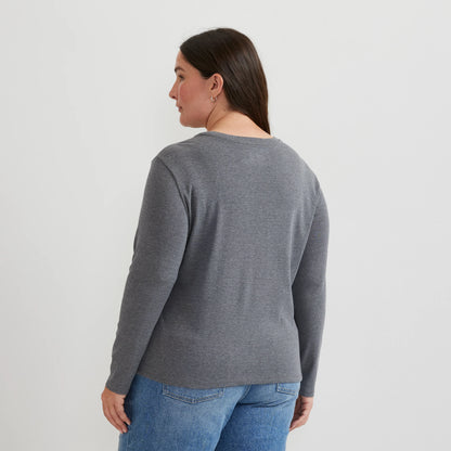 Women's Everyday Long-Sleeve Crewneck T-Shirt