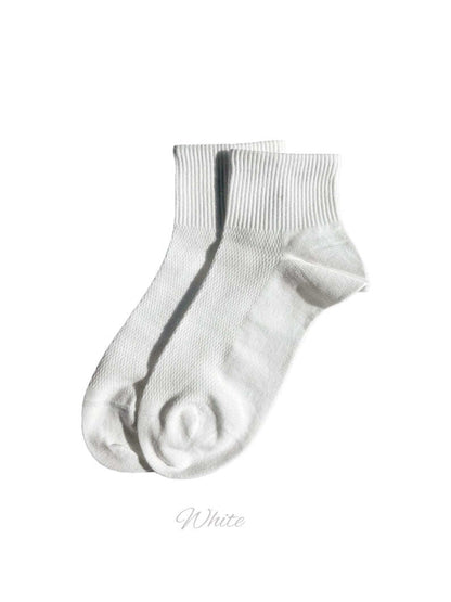 100% Cotton Seamless Toe Lightweight Airflow Mesh Breathable Mid-Calf Socks, Crew Socks for Men and Women, All-Day Fresh, Gift
