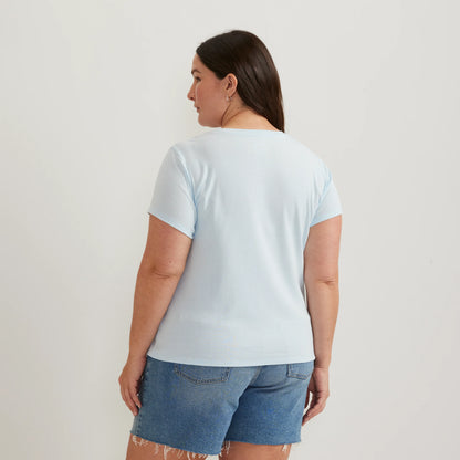 Women's Everyday Short-Sleeve V-Neck T-Shirt