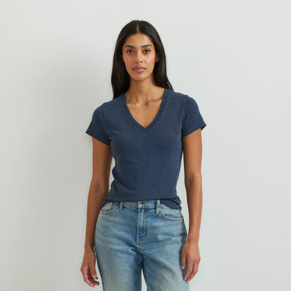 Women's Everyday Short-Sleeve V-Neck T-Shirt