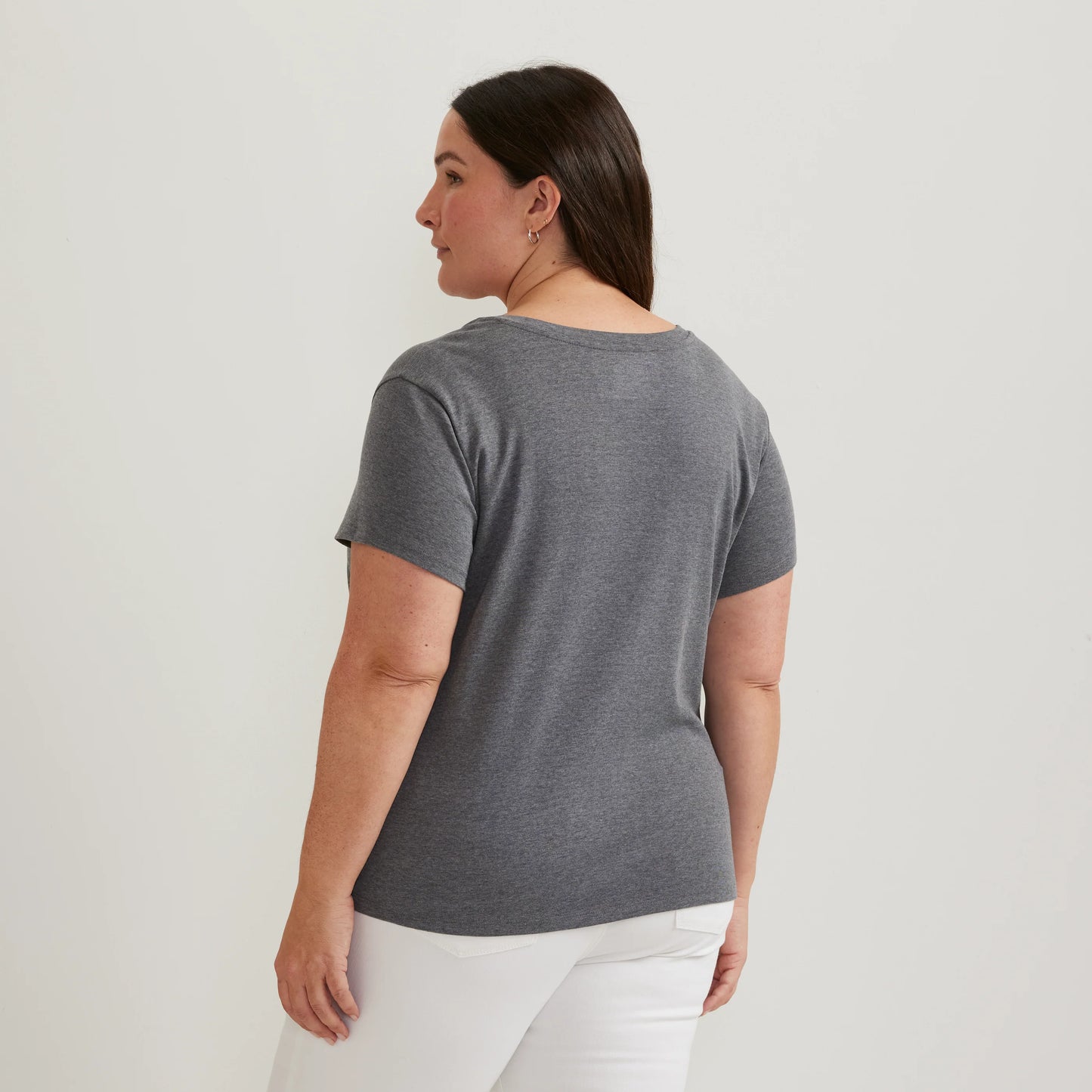 Women's Everyday Short-Sleeve V-Neck T-Shirt