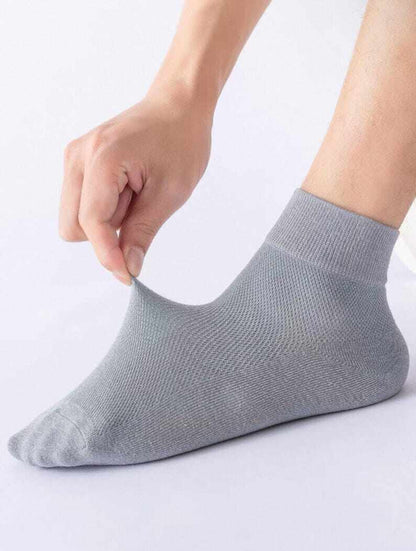 100% Cotton Seamless Toe Lightweight Airflow Mesh Breathable Mid-Calf Socks, Crew Socks for Men and Women, All-Day Fresh, Gift