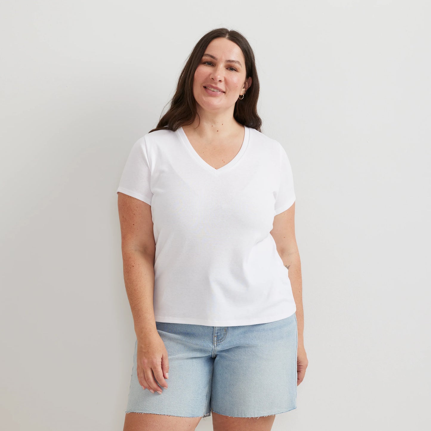 Women's Everyday Short-Sleeve V-Neck T-Shirt