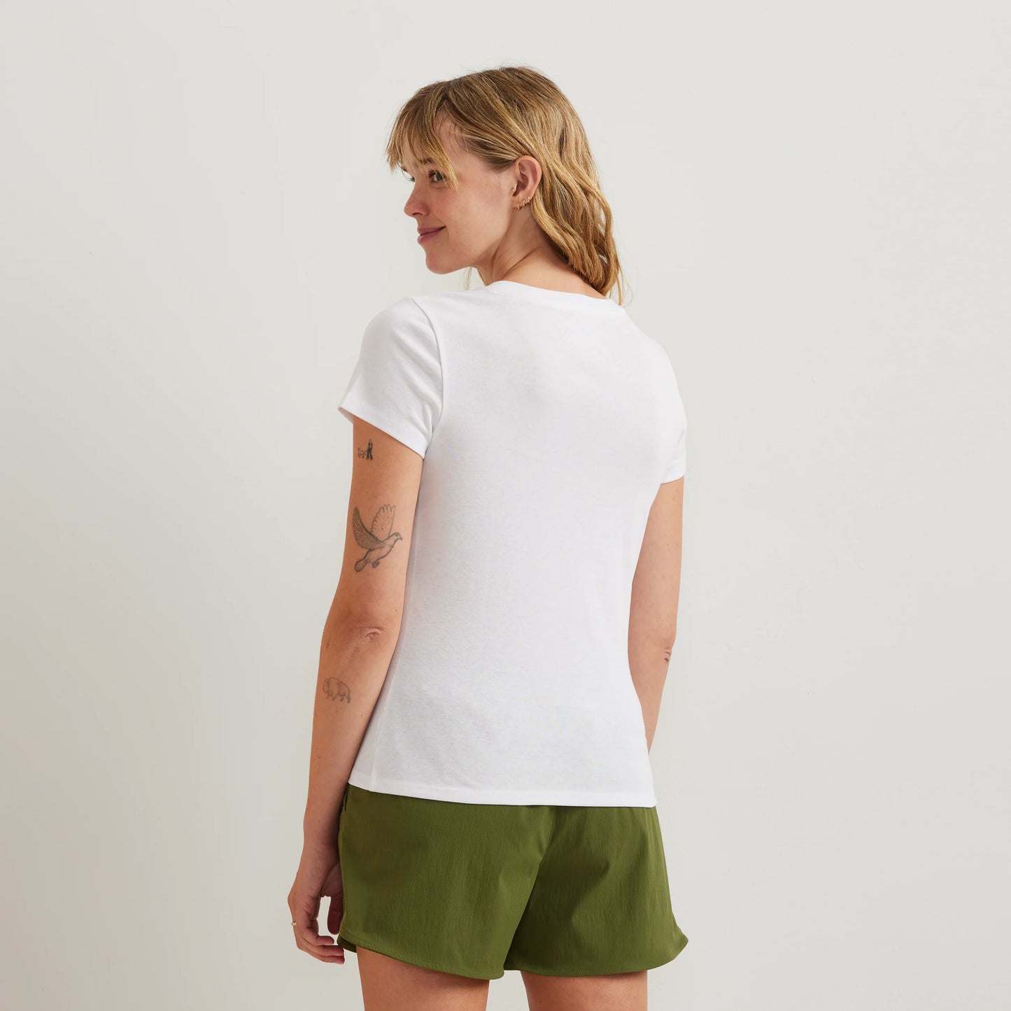 Women's Everyday Short-Sleeve V-Neck T-Shirt