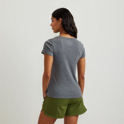 Women's Everyday Short-Sleeve V-Neck T-Shirt