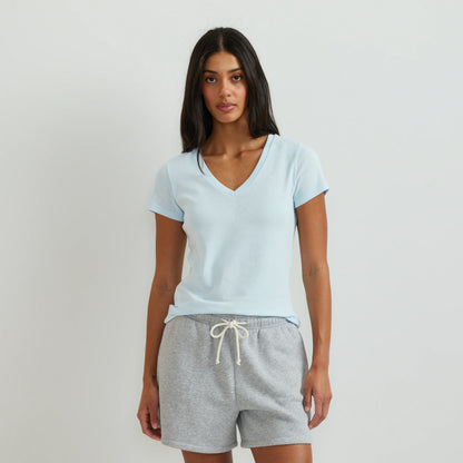 Women's Everyday Short-Sleeve V-Neck T-Shirt
