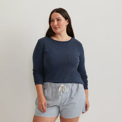 Women's Everyday Long-Sleeve Crewneck T-Shirt