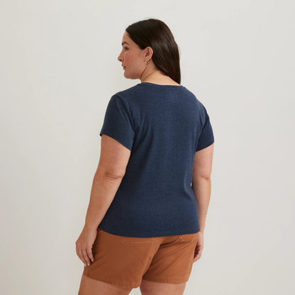 Women's Everyday Short-Sleeve V-Neck T-Shirt